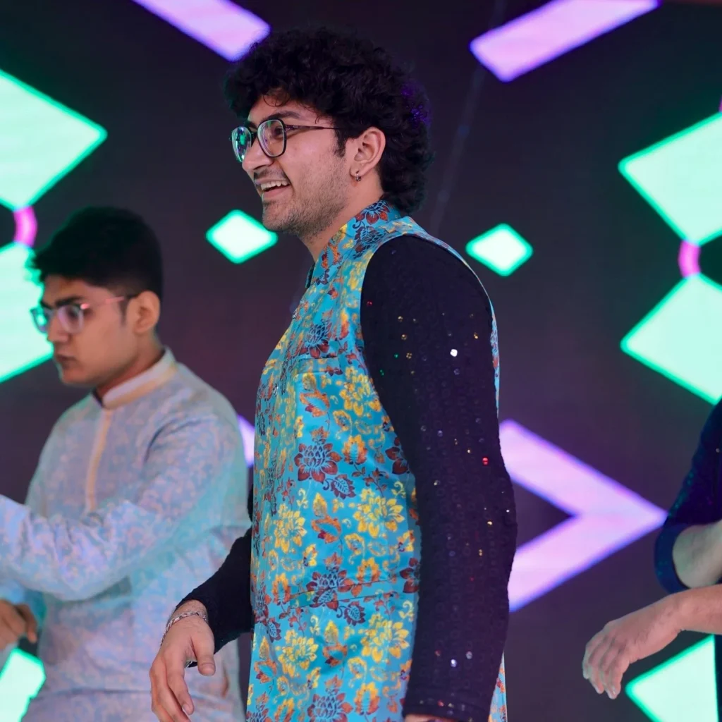 Dewansh Jain candid laughing