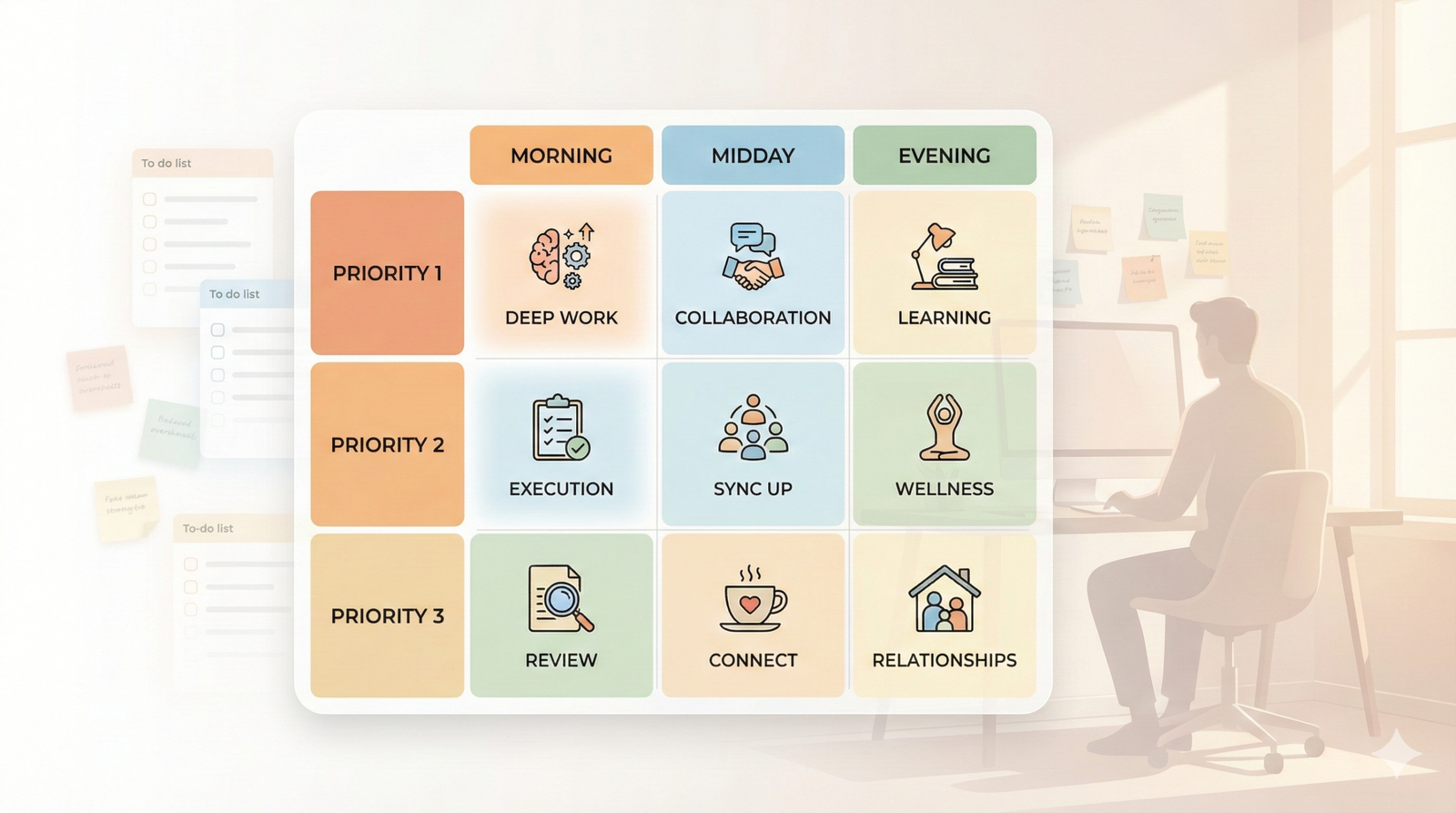 The 3×3 System: A Daily OS for High-ROI Focus