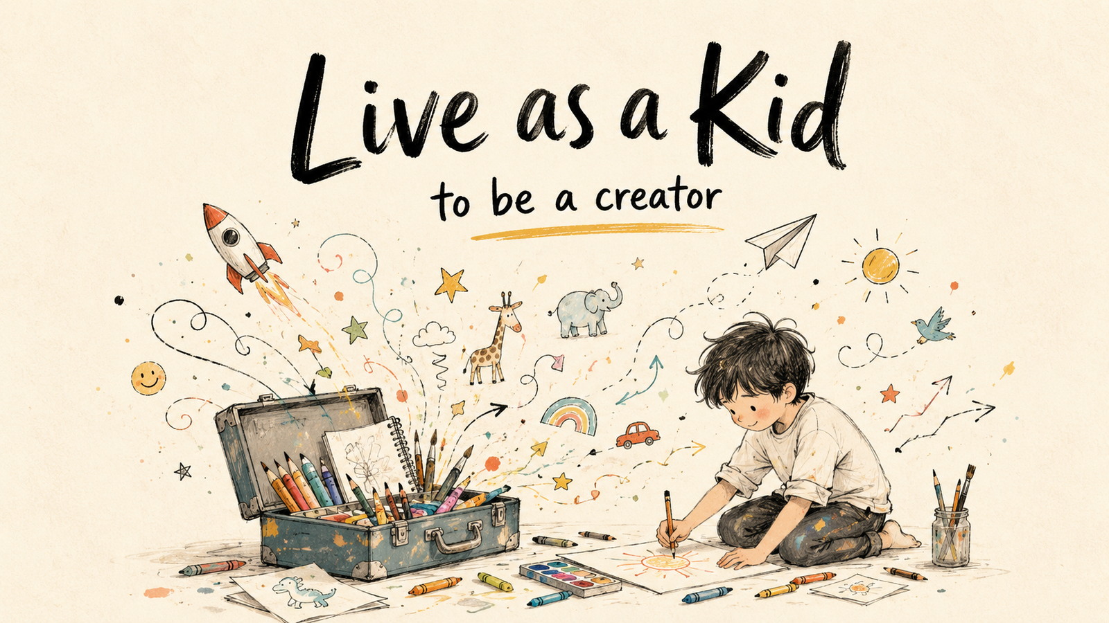 Live as a Kid to be a Creator
